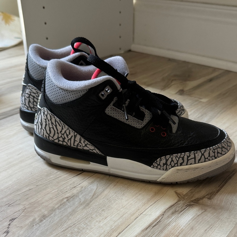 Jordan Kids Black and White Sneakers